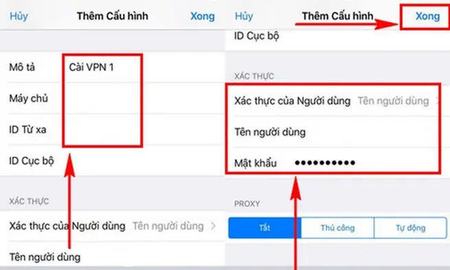Thêm Cấu Hình Vpn Trên Iphone