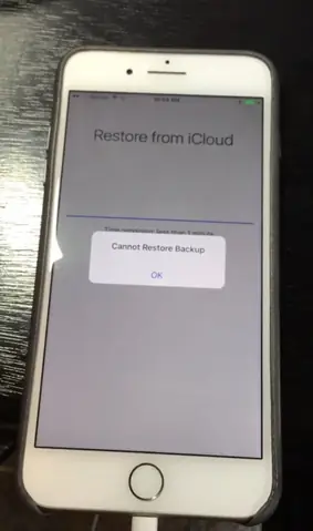 This Iphone Cannot Be Restored
