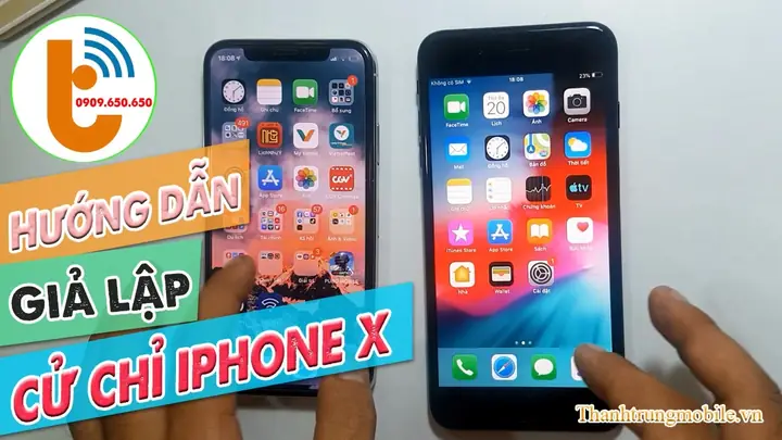 Tweak Cử Chỉ Iphone X