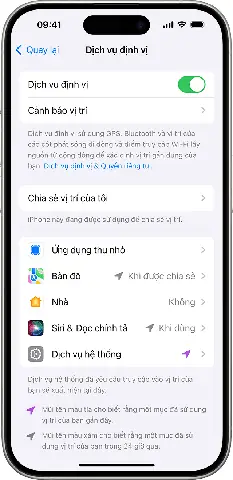 Ứng Dụng Định Vị Trên Iphone