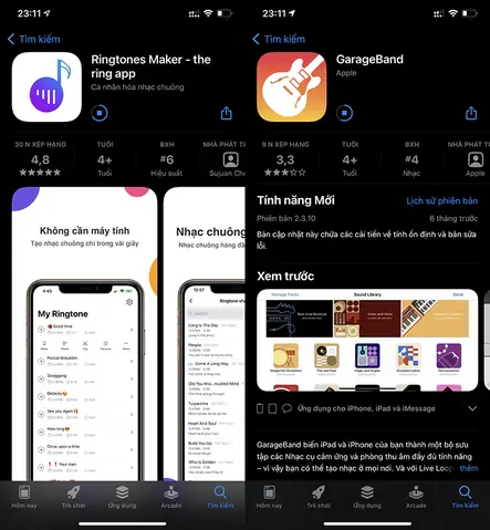 Ứng Dụng Nhạc Chuông Iphone