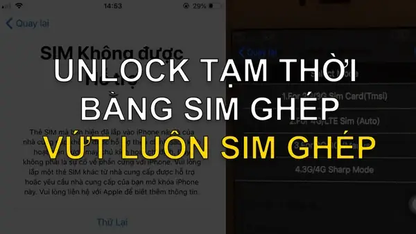 Unlock Iphone Bằng Sim Ghép