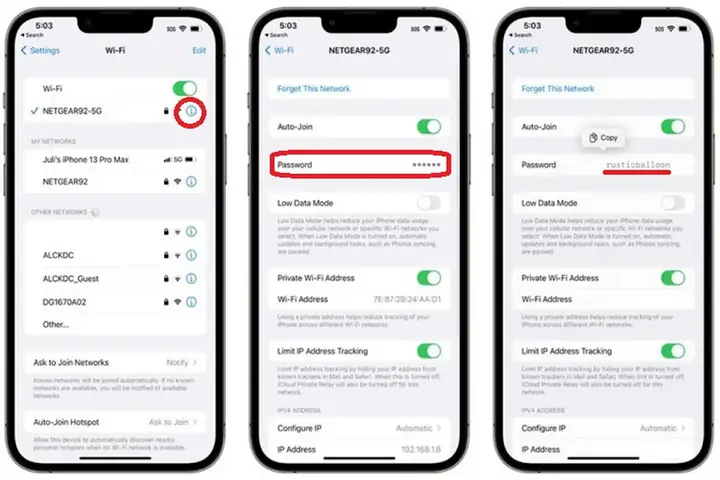 Xem Pass Wifi Trên Iphone