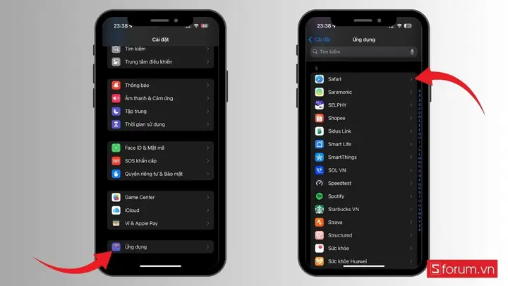 Xoá Lịch Sử Safari Iphone