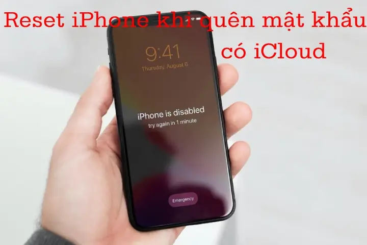 Cách Reset Iphone Quen Mat Khau