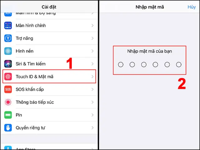 Cách Tắt Mật Mã Iphone