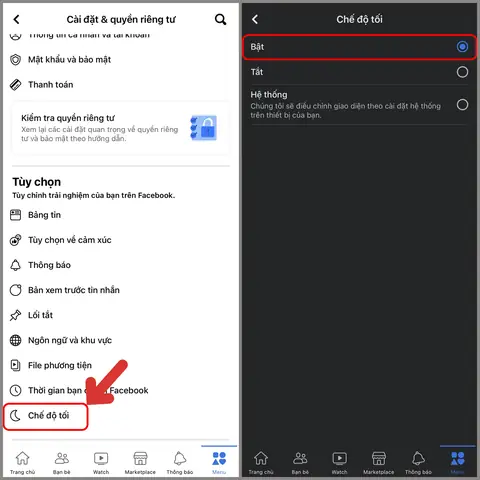 Chế Độ Tối Facebook Trên Iphone Chế Độ Tối Facebook Trên Iphone