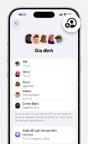 Chia Sẻ Trong Gia Đình Trên Iphone