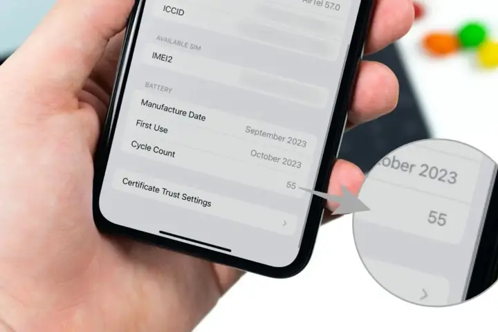 Chu Kỳ Sạc Pin Iphone