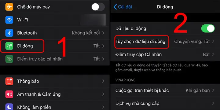 Chuyển Mạng 4g Trên Iphone