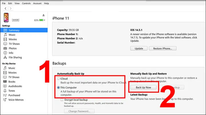 Huong Dan Restore Iphone Bang Itune