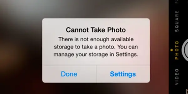 Iphone Báo Hết Dung Lượng Iphone Báo Hết Dung Lượng