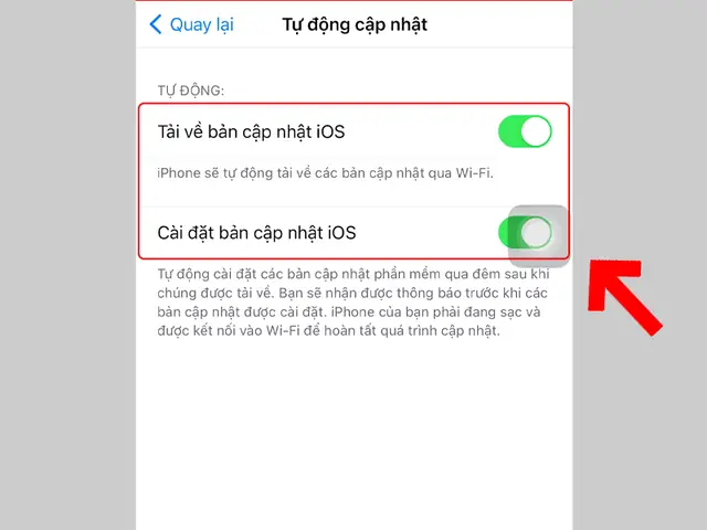 Iphone Không Tự Cập Nhật Ios