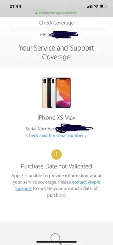 Iphone Purchase Date Not Validated Iphone Purchase Date Not Validated