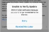 Iphone Unable To Verify Update: Nguyên Nhân, Giải Pháp Và Cách Khắc Phục Chi Tiết