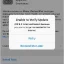 Iphone Unable To Verify Update: Nguyên Nhân, Giải Pháp Và Cách Khắc Phục Chi Tiết
