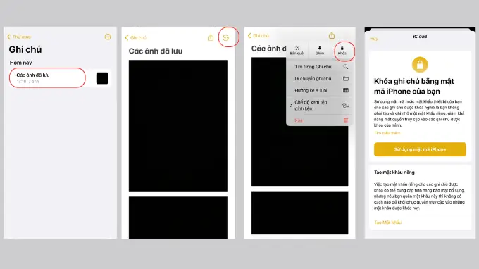 Khoá Ảnh Riêng Tư Trên Iphone