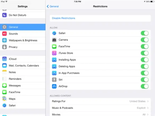 Khoá Trẻ Em Trên Iphone Khoá Trẻ Em Trên Iphone