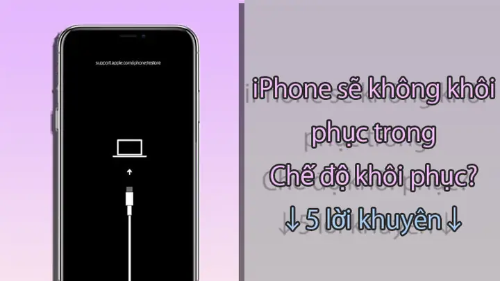 Không Thể Khôi Phục Iphone