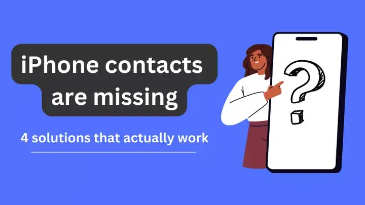 Lost All Contacts On Iphone