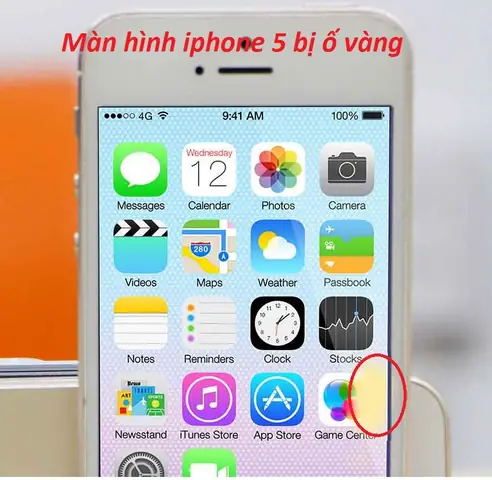 Màn Iphone Bị Ố Vàng