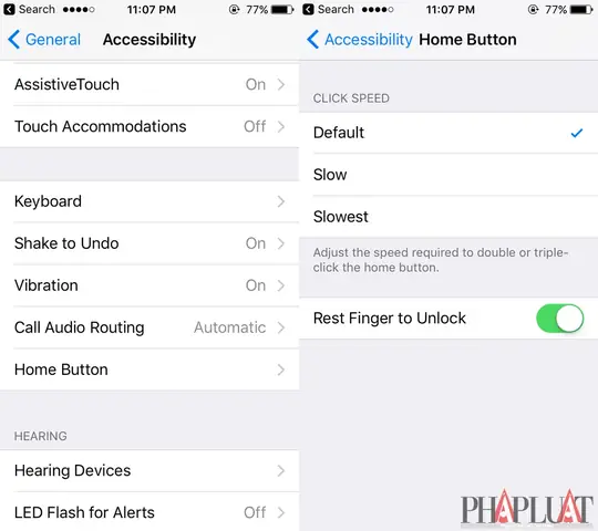 Mở Khoá Iphone Không Cần Nút Home Mở Khoá Iphone Không Cần Nút Home