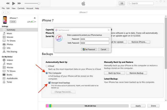 Password To Restore Iphone Backup Password To Restore Iphone Backup