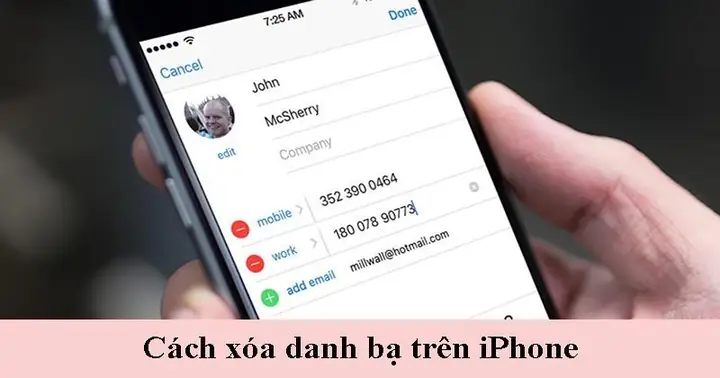 Phần Mềm Xoá Danh Bạ Iphone