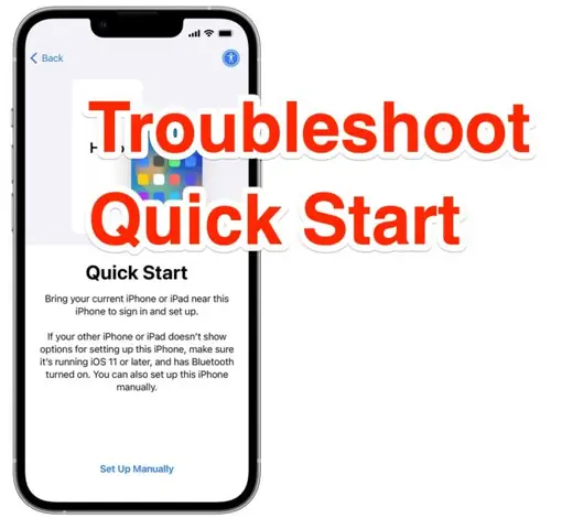 Quick Start Iphone Not Working