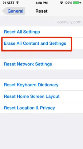 Reset Iphone To Factory Settings Reset Iphone To Factory Settings
