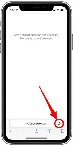 Safari Cannot Open The Page Iphone