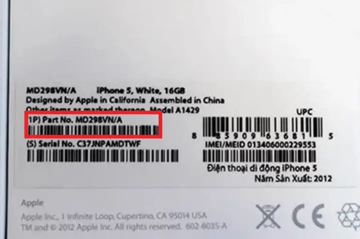 Serial Number Iphone Là Gì