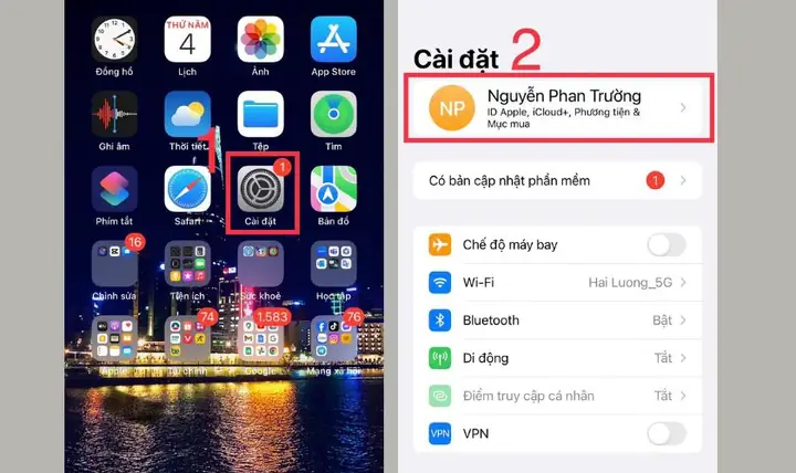 Tắt Cảnh Báo Tìm Iphone