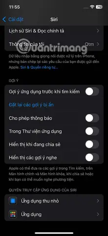 Tat Goi Y Siri Iphone Tat Goi Y Siri Iphone