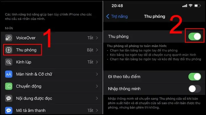 Tắt Phóng To Trên Iphone