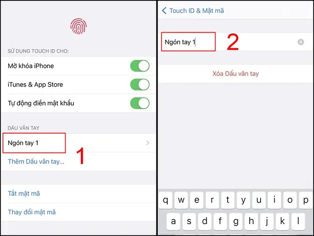 Thay Đổi Vân Tay Iphone