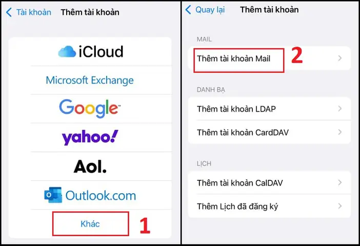 Thiết Lập Gmail Trên Iphone