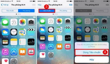 Thu Nhỏ Icon Trên Iphone