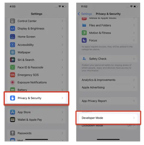 Turn On Developer Mode In Iphone Turn On Developer Mode In Iphone